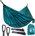 Foxelli Camping Hammock – Lightweight Parachute Nylon Portable Hammock with Tree Ropes and Carabiners, Perfect for Outdoors, Backpacking, Hiking, Camping, Travel, Beach, Backyard & Garden Home & Garden > Lawn & Garden > Outdoor Living > Hammocks Foxelli Mandala  
