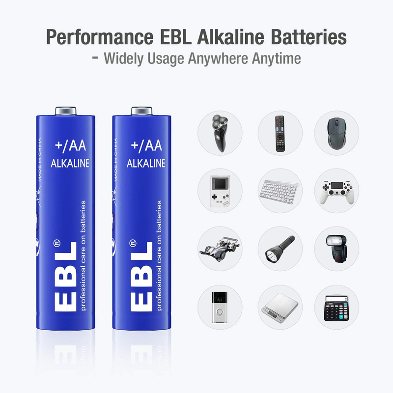 EBL Alkaline AA Batteries (28 Count), 1.5V Double A Long Lasting Alkaline AA Battery Electronics > Electronics Accessories > Power > Batteries EBL   