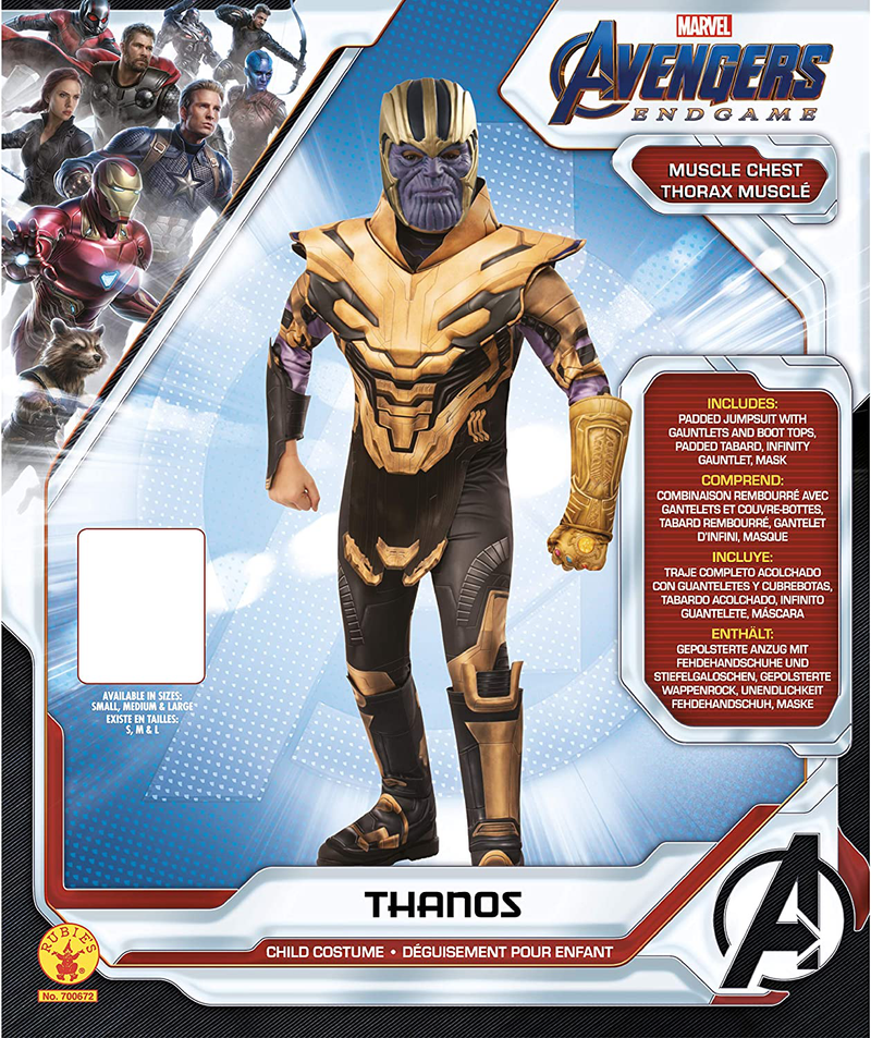 Marvel Endgame Deluxe Thanos Child Costume Apparel & Accessories > Costumes & Accessories > Costumes Rubie's   