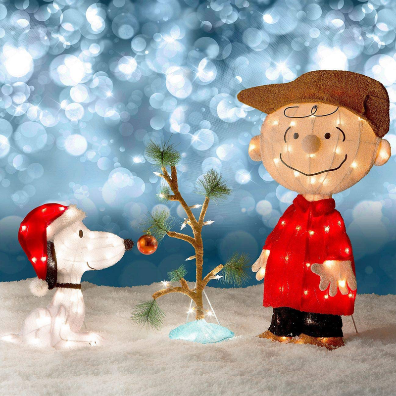 TisYourSeason Charlie Brown, Snoopy & The Lonely Tree Lighted Outdoor Christmas Decoration 3pc Set Home & Garden > Decor > Seasonal & Holiday Decorations& Garden > Decor > Seasonal & Holiday Decorations TisYourSeason   