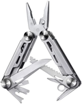 Multi Tool Gifts for Men Women - Christmas Gift Stocking Stuffers for Dad Husband Grandpa 14 in 1 Multitool Pocket Kit for Fishing Camping Accessories Survival Gear Cool Gadgets Pliers Tools Sheath Sporting Goods > Outdoor Recreation > Camping & Hiking > Camping Tools CRANACH Silver Plier  