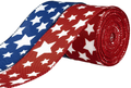 Red White Blue Stars and Stripes Wired Edge Ribbon, 10 Yards by 2.5 Inches (Style 2) Arts & Entertainment > Hobbies & Creative Arts > Arts & Crafts > Art & Crafting Materials > Embellishments & Trims > Ribbons & Trim ATRBB Style 9  