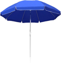 Ralawen 6.5ft Beach Umbrella with Sand Anchor & Tilt Mechanism Portable Sunshade Umbrella with Carry Bag for Beach Garden Outdoor (Orange) Home & Garden > Lawn & Garden > Outdoor Living > Outdoor Umbrella & Sunshade Accessories Ralawen Royal Blue 6.5 FT 
