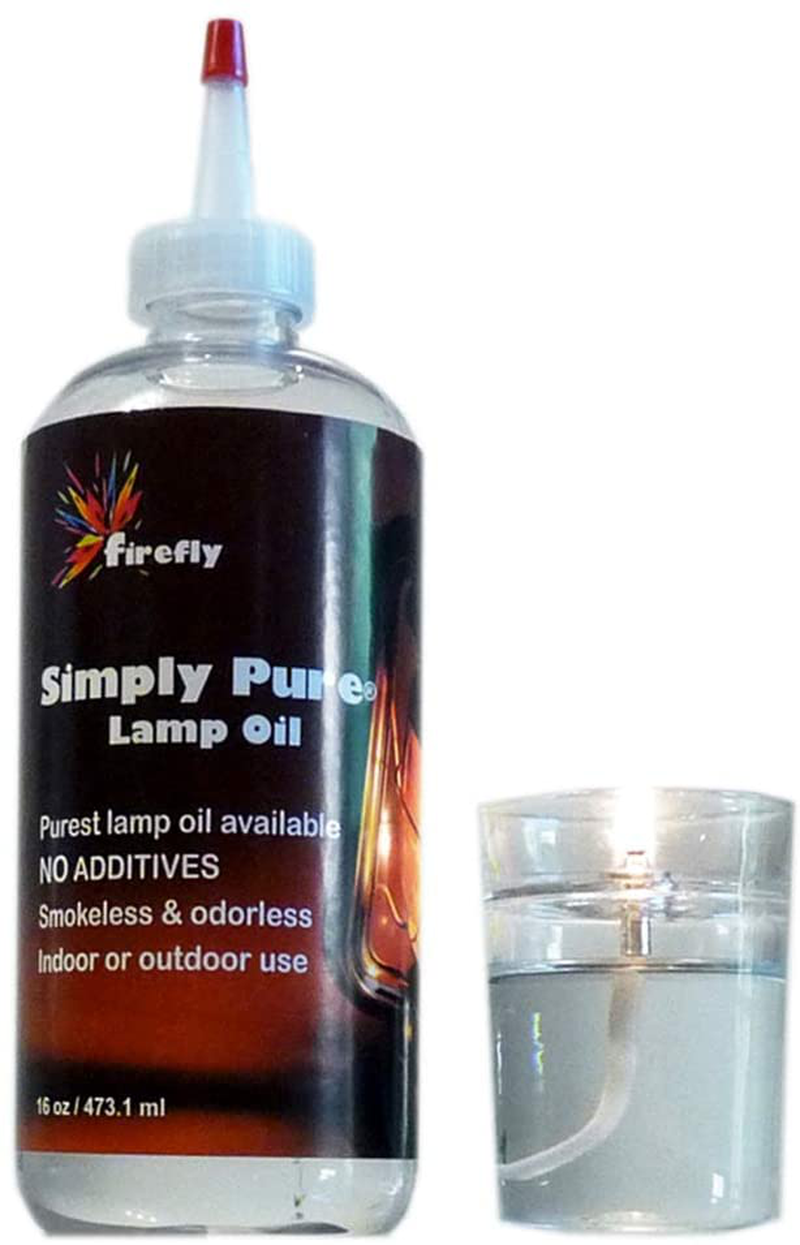 Gift Set - Firefly Zen Petite Refillable Glass Oil Warmer and Candle - Votive Size - Includes 16 Oz Smokeless Odorless Liquid Paraffin Lamp Oil - Easily Change Essential Oils & Home Fragrances Home & Garden > Lighting Accessories > Oil Lamp Fuel Firefly Fuel, Inc. Default Title  