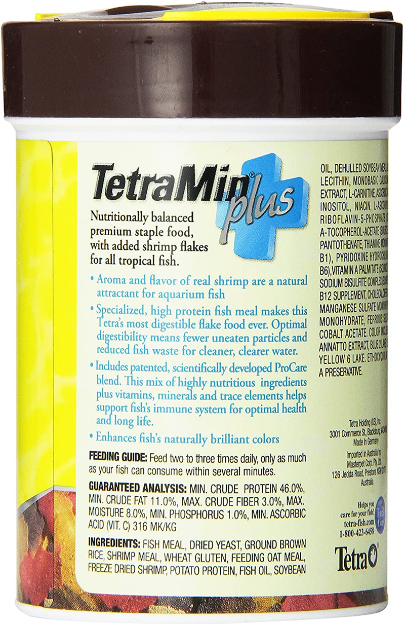 TetraMin Plus Tropical Flakes, Cleaner and Clearer Water Formula Animals & Pet Supplies > Pet Supplies > Fish Supplies > Fish Food Tetra   