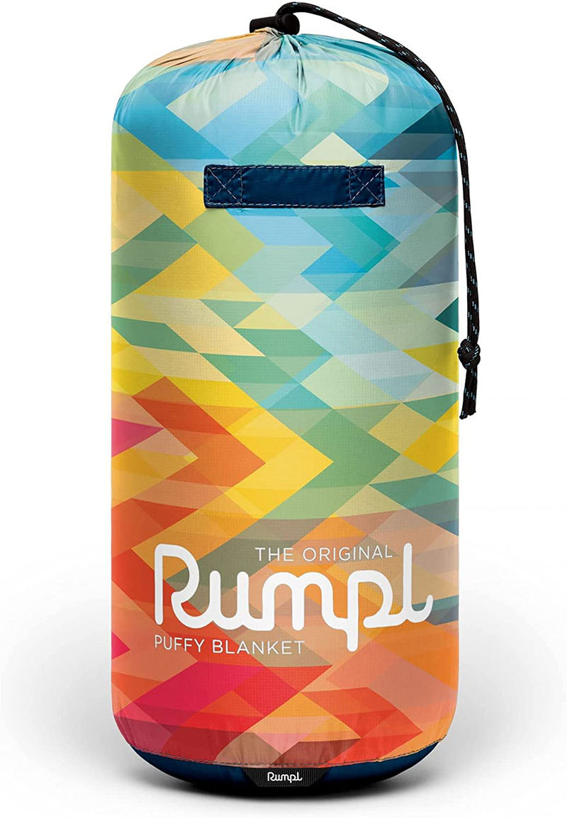 Rumpl The Original Puffy | Printed Outdoor Camping Blanket for Traveling, Picnics, Beach Trips, Concerts | Geo, 1-Person Home & Garden > Lawn & Garden > Outdoor Living > Outdoor Blankets > Picnic Blankets Rumpl   