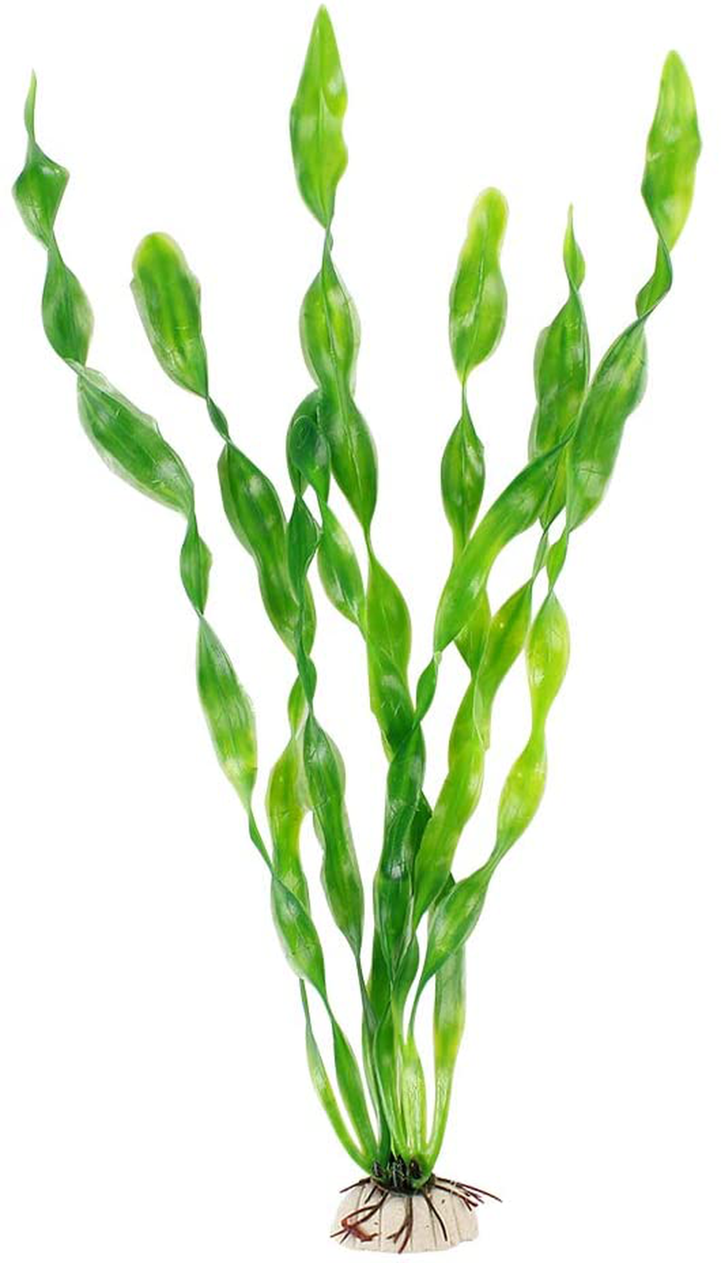 MyLifeUNIT Artificial Seaweed Water Plants for Aquarium, Plastic Fish Tank Plant Decorations 10 PCS