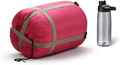 Sleeping Bags for Adults, Teens & Kids - Use for 3-4 Seasons, Warm & Cold Weather - Lightweight, Portable, Waterproof, Use for Backpacking, Hiking and Camping Sporting Goods > Outdoor Recreation > Camping & Hiking > Sleeping Bags Luffield Pink/Right Zip Single 