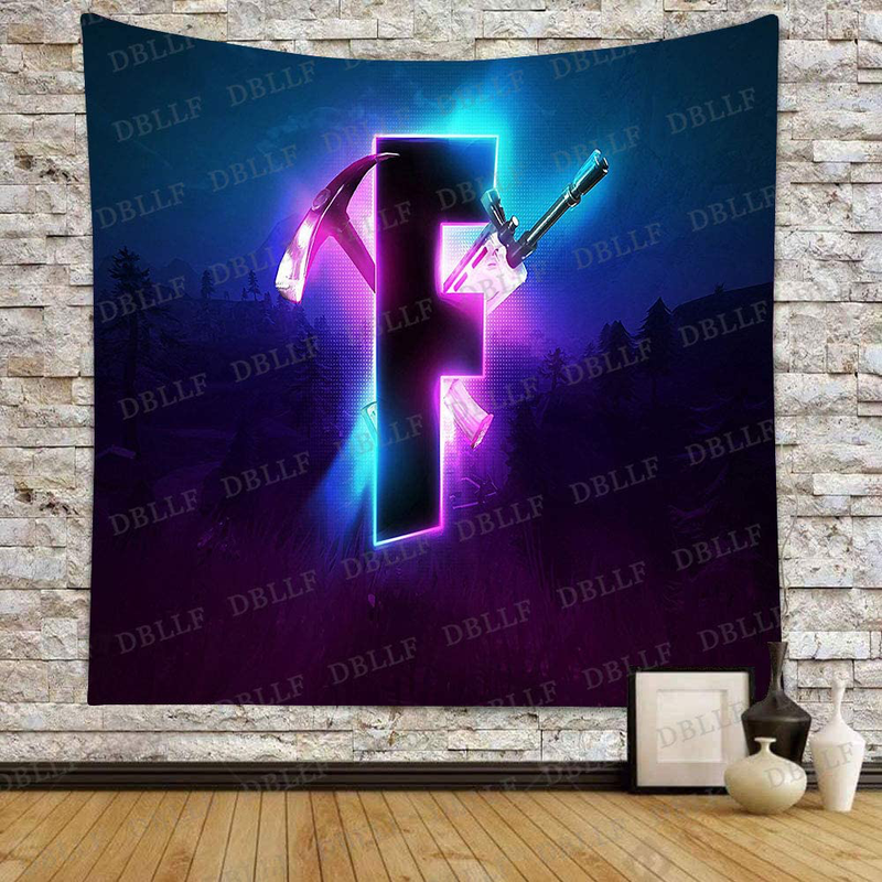 DBLLF Video Gaming Tapestry Funny Cool Game Theme Stuff Tapestries for Men Teen Boy Bedroom, Funny Modern Video Game Tapestries Poster Blanket College Dorm Home Decor 80”60” DBZY0601 Home & Garden > Decor > Artwork > Decorative TapestriesHome & Garden > Decor > Artwork > Decorative Tapestries DBLLF 60Wx60L  