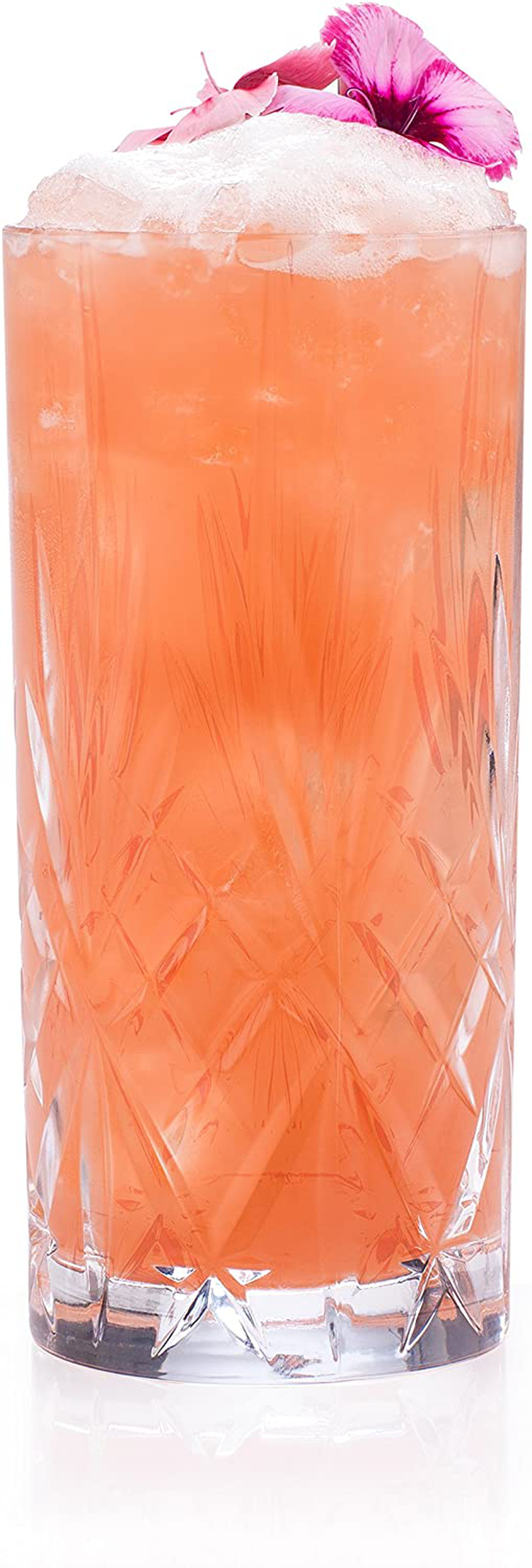 RCR 25766020006 Melodia Crystal Hi-Ball Cocktail Water Tumbler Glass, 23 x 15.5 x 15.5 cm, Clear Home & Garden > Decor > Vases RCR   