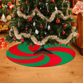 RUODON Christmas Tree Mat Waterproof Tree Stand Mat Christmas Tree Floor Protector Absorbent Tree Stand Tray Mat for Floor Protection Christmas Holiday Home Supply, 28 Inches (Red and Green Whirlpool) Home & Garden > Decor > Seasonal & Holiday Decorations > Christmas Tree Stands RUODON Red and Green Whirlpool 28 inches 
