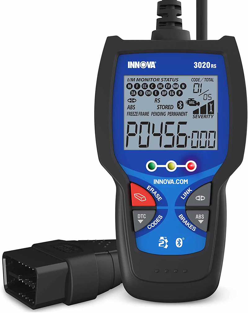 INNOVA 3020RS Code Scanner - Professional OBD2 Scanner - Emission Test Scan Tool - ABS - RepairSolutions2 App - Check Engine Light Code Reader  ‎Innova Electronics Corp. Default Title  