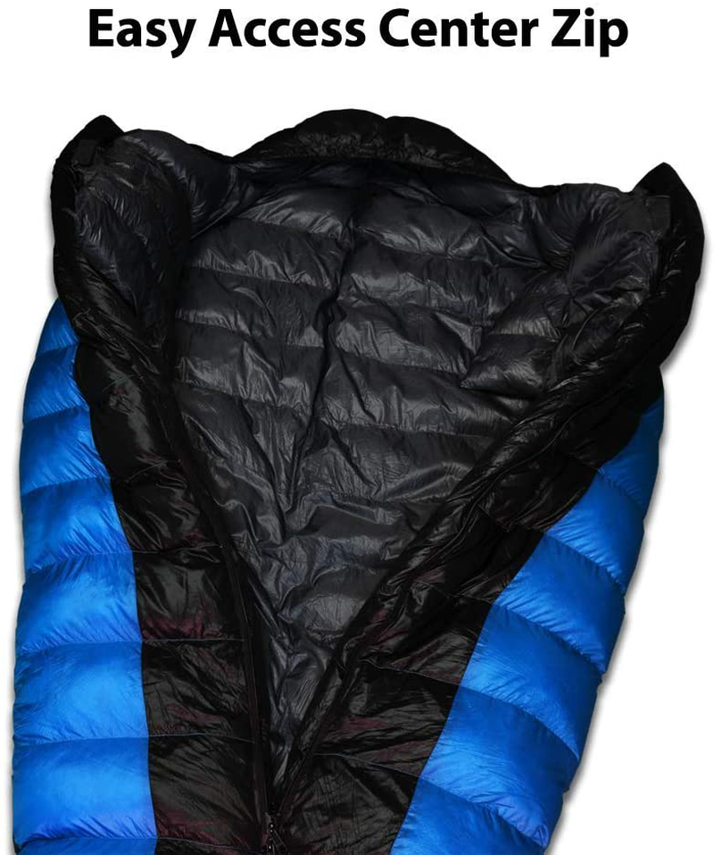 Outdoor Vitals Atlas 0-15 - 30 Degree F 650+ Fill Power Starting under 3 Lbs. Ultralight Backpacking Mummy down Sleeping Bag for Lightweight Hiking & Camping