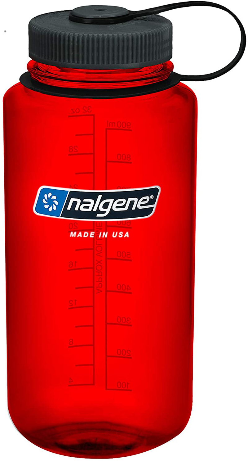 Nalgene Wide Mouth Water Bottle Sporting Goods > Outdoor Recreation > Winter Sports & Activities Nalgene Red  