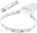 Tape Measure Body Measuring Tape 60inch (150cm), Lock Pin & Push Button Retract, Ergonomic Design, Durable Measuring Tapes for Body Measurement & Weight Loss, Accurate Sewing Tape Measure, Black+White