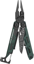 LEATHERMAN, Signal Camping Multitool with Fire Starter, Hammer and Emergency Whistle, Topographical Print Sporting Goods > Outdoor Recreation > Camping & Hiking > Camping Tools LEATHERMAN Topographical Print  