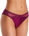 Maidenform Women's Comfort Devotion Lace Back Tanga Panty  Maidenform Galactic Red 5 