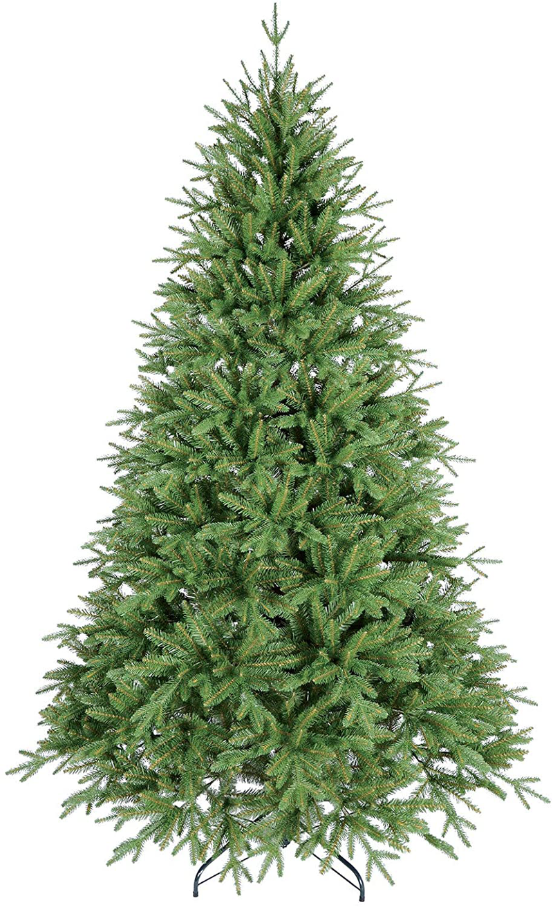 MAKEATREE 6.5FT Artificial Christmas Tree,Unlit Premium Hinged Spruce Artificial Christmas Tree 2121 Tips and Solid Metal Stand Easy to Assemble with Christmas Tree Stand (6.5FT 2121tips) Home & Garden > Decor > Seasonal & Holiday Decorations > Christmas Tree Stands MAKEATREE 6.5FT 2121tips  