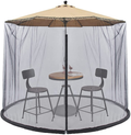 Coastshade Patio Umbrella Outdoor Screen Mesh Mosquito Net Canopy Curtains Large Umbrella Hanging Tent Light Weight Mosquito Netting,Cream Sporting Goods > Outdoor Recreation > Camping & Hiking > Mosquito Nets & Insect Screens CoastShade Black  