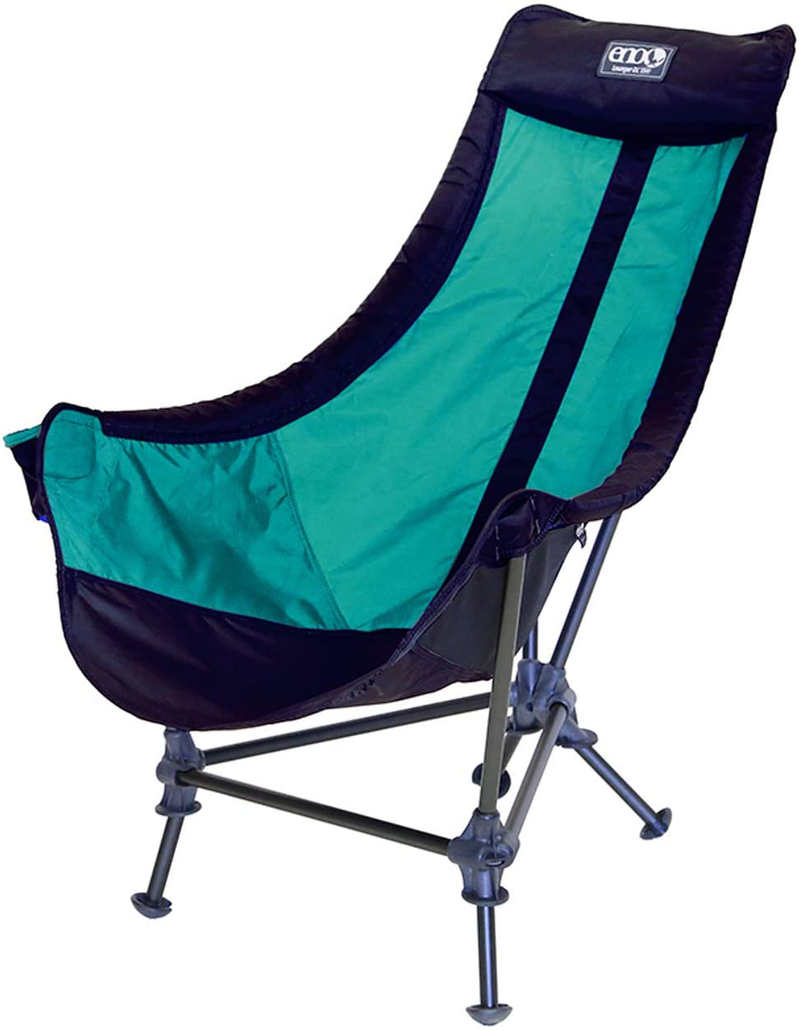 ENO, Eagles Nest Outfitters Lounger DL Camping Chair, Outdoor Lounge Chair Sporting Goods > Outdoor Recreation > Camping & Hiking > Camp Furniture ENO Navy/Seafoam  