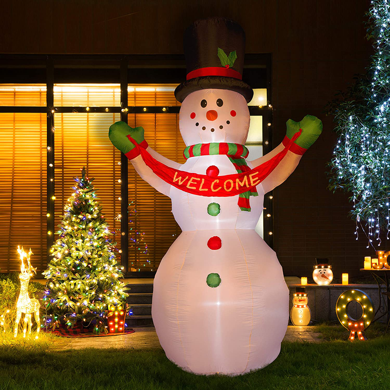 eUty Christmas Inflatable Decoration 7 Feet Santa on Red Truck Built-in Lights Outdoor & Indoor Holiday Yard Decor Blow Up Festival Decor Home & Garden > Decor > Seasonal & Holiday Decorations& Garden > Decor > Seasonal & Holiday Decorations eUty Snowman  