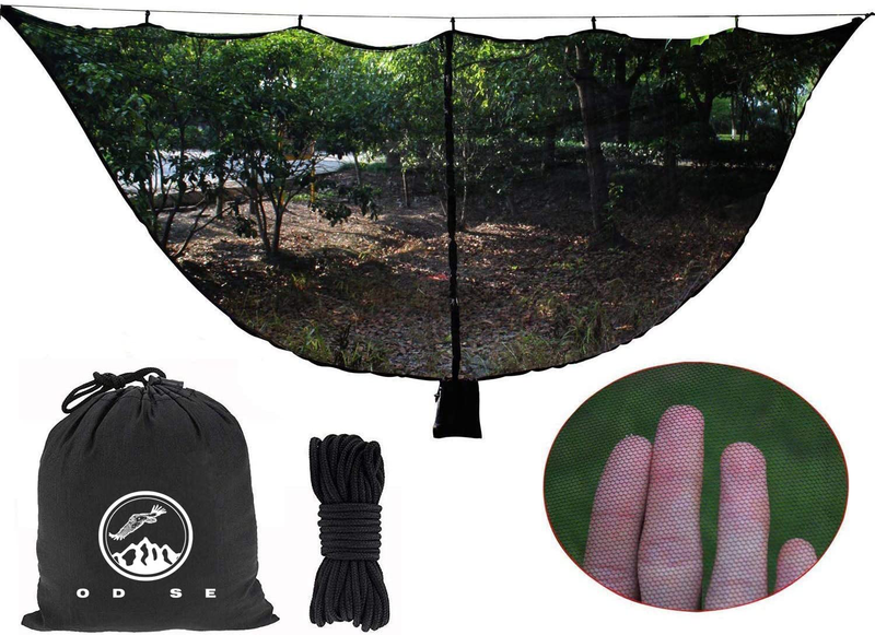 ODSE Hammock Bug Net Hammock Mosquito Net Fits All Camping Hammocks - Compact, Lightweight, Fast Easy Setup, Essential Camping and Survival Gear Sporting Goods > Outdoor Recreation > Camping & Hiking > Mosquito Nets & Insect Screens ODSE E-commerce Co., Ltd.   
