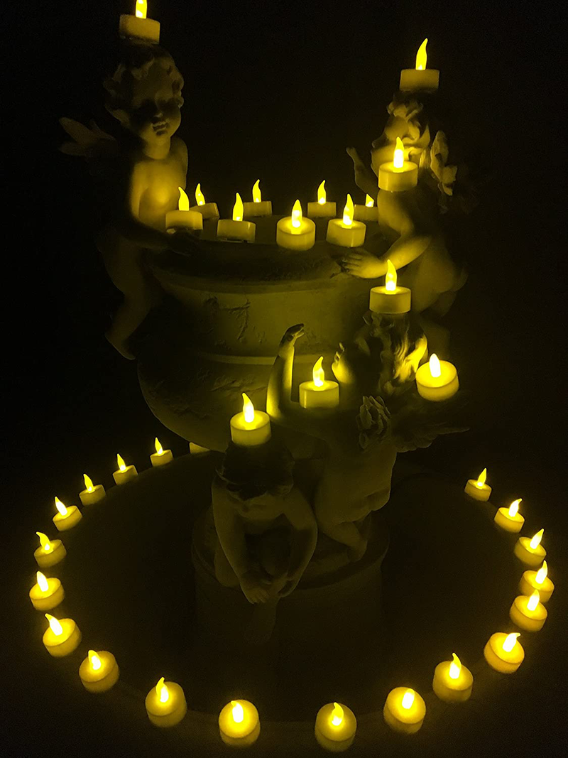Flameless LED Tea Light Candles, 36 PK Vivii Battery-Powered Unscented LED Tealight Candles, Fake Candles, Tealights (36 Pack) Home & Garden > Decor > Home Fragrances > Candles Vivii   