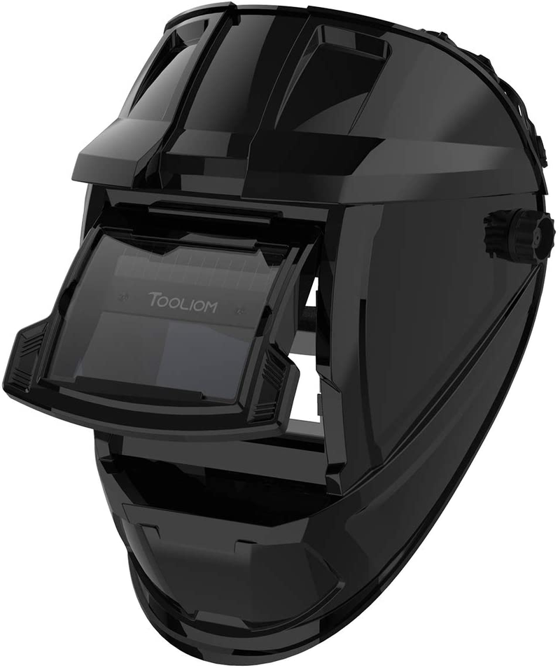 TOOLIOM Welding Helmet, True Color Auto Darkening 1/1/1/2 Large Viewing 3.94"x 3.27" Welder Mask Hood with Weld/Grind/Cut Mode for TIG MIG/MAG MMA Plasma Grinding