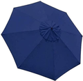 EliteShade 9ft Patio Umbrella Market Table Outdoor Deck Umbrella Replacement Canopy Cover (Canopy Only)(Beige) Home & Garden > Lawn & Garden > Outdoor Living > Outdoor Umbrella & Sunshade Accessories EliteShade Navy Blue  