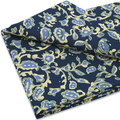 Master FAB -100% Cotton Fabric by The Yard for Sewing DIY Crafting Fashion Design Printed Floral(Spring Flowers Blue) Arts & Entertainment > Hobbies & Creative Arts > Arts & Crafts > Crafting Patterns & Molds > Sewing Patterns Master FAB Navy Vines Flowers  