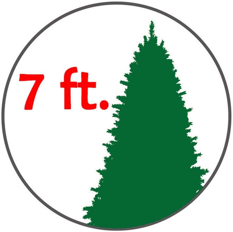 Home Heritage 7 Foot Pre-Lit Artificial Half Pine Christmas Tree with Warm White LED Lights and Folding Stand Home & Garden > Decor > Seasonal & Holiday Decorations > Christmas Tree Stands Home Heritage   