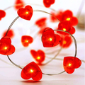 Dmhirmg Valentine'S Day String Light Party Decorations,Valentines Decorations Lights Operated for Holidays and Valentines Day Party Favors Supplies (USB & Battery Charge) Home & Garden > Decor > Seasonal & Holiday Decorations DmHirmg Red Heart  