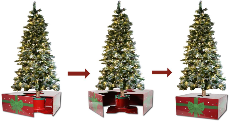 The Original Christmas Tree Box - Red Present Design - 20" x 20" x 11" Christmas Tree Stand Cover. Home & Garden > Decor > Seasonal & Holiday Decorations > Christmas Tree Stands The Original Christmas Tree Box   