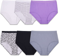 Fruit of the Loom Women's Tag Free Cotton Brief Panties (Regular & Plus Size) Apparel & Accessories > Clothing > Underwear & Socks > Underwear Fruit of the Loom Brief - 6 Pack - Assorted Colors 5 Brief