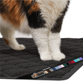 Gorilla Grip Ultimate Cat Litter Mat, Cleaner Floors, Less Waste, Soft on Kitty Paws, Easy Clean Trapper, Large Size Liner Trap Mats, Scatter Control, Traps Mess from Box, Accessories for Cats Animals & Pet Supplies > Pet Supplies > Cat Supplies > Cat Litter Gorilla Grip Black Jumbo (47" x 35") 
