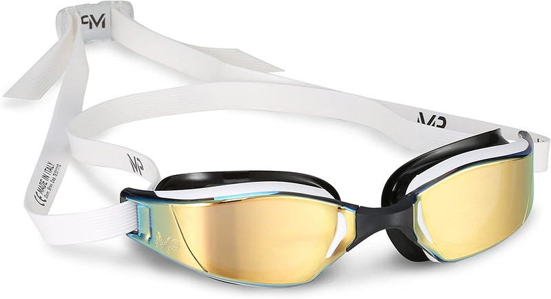 MP Michael Phelps XCEED Swimming Goggles Sporting Goods > Outdoor Recreation > Boating & Water Sports > Swimming > Swim Goggles & Masks MP Michael Phelps White / Titanium Gold Lens  