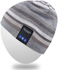 Rotibox Bluetooth Beanie Hat Wireless Headphone for Outdoor Sports Xmas Gifts  Rotibox A2-bb010-gray  