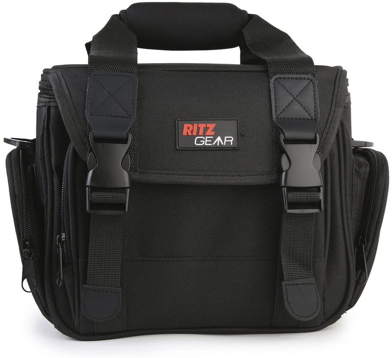 Ritz Gear SLR Digital Camera Deluxe Gadget Bag/Video Padded Carrying Case RGSLRB Cameras & Optics > Camera & Optic Accessories > Camera Parts & Accessories > Camera Bags & Cases Ritz Gear   
