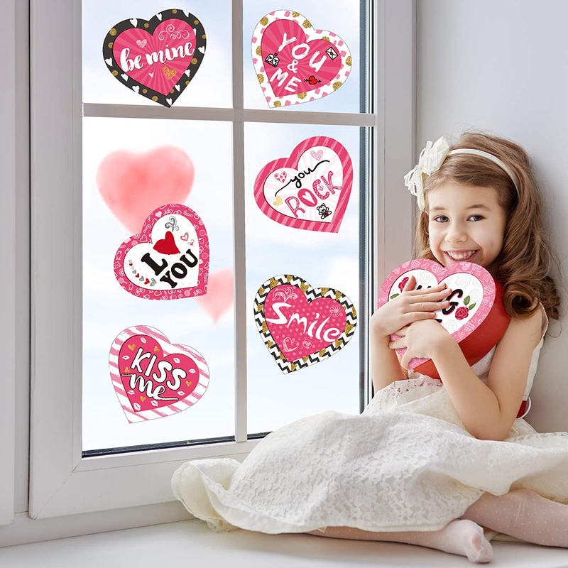 PLULON Valentines Heart Banner Candy Heart Sign Conversation Hearts Garland for Valentine'S Day Decorations, Valentines Porch Sign Hanging Heart for Valentines Day Party Supplies Arts & Entertainment > Party & Celebration > Party Supplies PLULON   