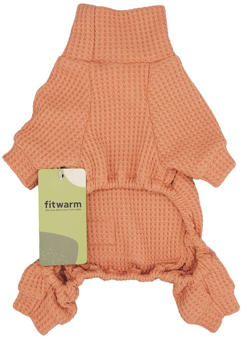 Fitwarm Turtleneck Thermal Dog Clothes Puppy Pajamas Doggie Outfits Cat Onesies Jumpsuits Animals & Pet Supplies > Pet Supplies > Dog Supplies > Dog Apparel Fitwarm   
