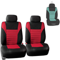 FH Group Sports Fabric Car Seat Covers Pair Set (Airbag Compatible), Gray / Black- Fit Most Car, Truck, SUV, or Van Vehicles & Parts > Vehicle Parts & Accessories > Motor Vehicle Parts > Motor Vehicle Seating ‎FH Group Red  