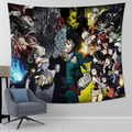 My Hero Academia Tapestry Wall Hanging Anime Tapestry for Bedroom Decor Anime Curtains 59x70in Home & Garden > Decor > Artwork > Decorative Tapestries MEWE Anime 59x70in 
