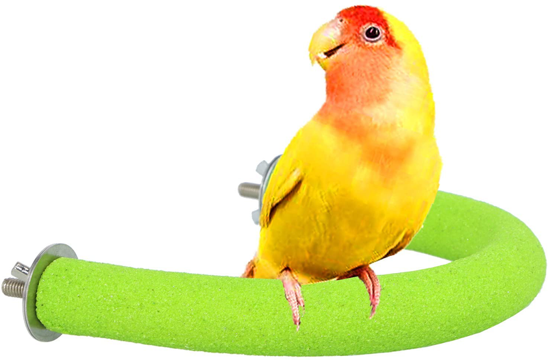KINTOR Bird Perch Rough-surfaced Nature Wood Stand Toy Branch for Parrots Colors Vary Animals & Pet Supplies > Pet Supplies > Bird Supplies KINTOR U Shape-Small Size  