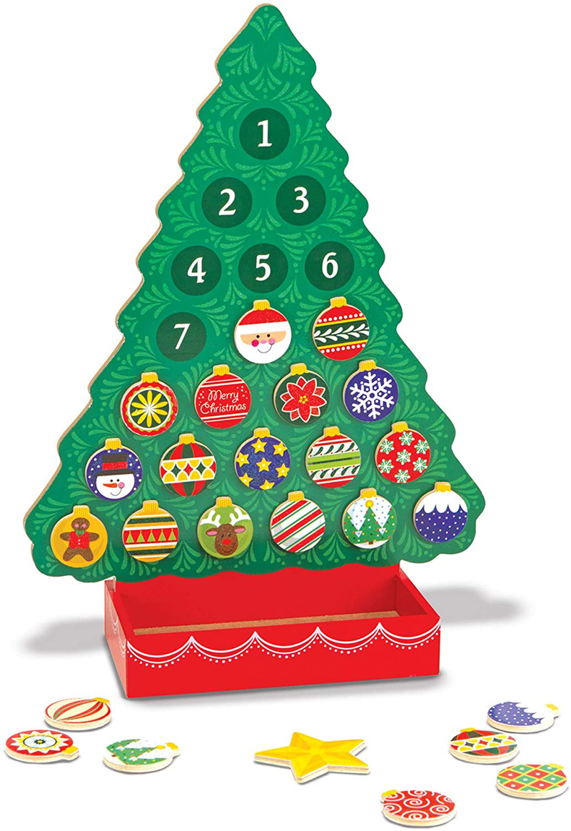 Melissa & Doug Countdown to Christmas Wooden Advent Calendar - Magnetic Tree, 25 Magnets Arts & Entertainment > Party & Celebration > Party Supplies Melissa & Doug Countdown to Christmas Wooden Seasonal Calendar  