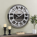 FirsTime & Co. Shabby Planks Wall Clock, 27", Rustic Gray Home & Garden > Decor > Clocks > Wall Clocks FirsTime & Co. Rustic Gray 27 inches 