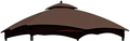 CoastShade Patio 10X12 Replacement Canopy Roof for Lowe's Allen Roth 10X12 Gazebo Backyard Double Top Gazebo #GF-12S004B-1（Khaki） Home & Garden > Lawn & Garden > Outdoor Living > Outdoor Structures > Canopies & Gazebos CoastShade Brown  