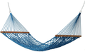 Hatteras Hammocks DC-11OT Small Oatmeal Duracord Rope Hammock with Free Extension Chains & Tree Hooks, Handcrafted in The USA, Accommodates 1 Person, 450 LB Weight Capacity, 11 ft. x 45 in. Home & Garden > Lawn & Garden > Outdoor Living > Hammocks Hatteras Hammocks Coastal Blue  