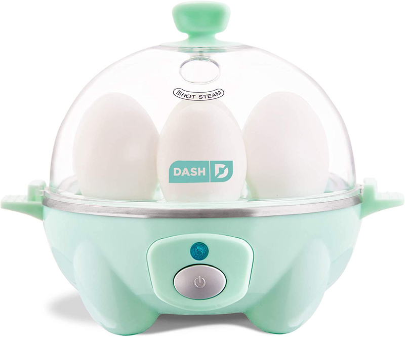 Dash Rapid Egg Cooker: 6 Egg Capacity Electric Egg Cooker for Hard Boiled Eggs, Poached Eggs, Scrambled Eggs, or Omelets with Auto Shut Off Feature - Red Home & Garden > Kitchen & Dining > Kitchen Tools & Utensils > Kitchen Knives DASH Aqua  