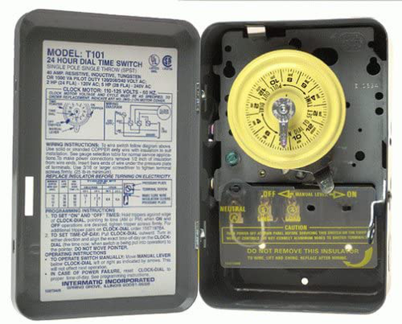 Intermatic TMHDT101 T101 24 Hour Dial Timer Home & Garden > Lighting Accessories > Lighting Timers Intermatic   