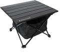 Rock Cloud Portable Camping Table Ultralight Aluminum Camp Table Folding Beach Table for Camping Hiking Backpacking Outdoor Picnic, Green Sporting Goods > Outdoor Recreation > Camping & Hiking > Camp Furniture ROCK CLOUD Black, Storage Bag Small 